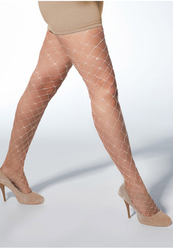 Collants résille grosse maille TAILLE ++ Adrian Sparkle