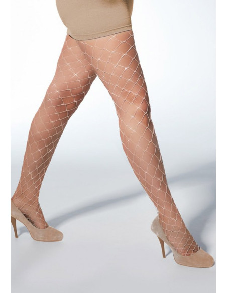 Collants résille grosse maille TAILLE ++ Adrian Sparkle
