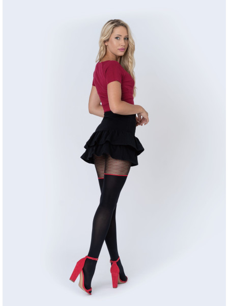Collants femme à motifs NOQ Surprise 30 DEN comme des bas