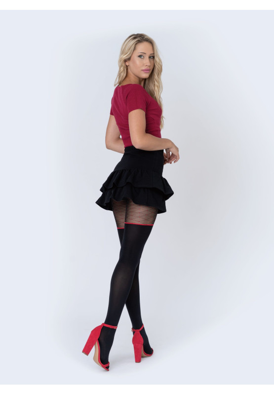 Collants femme à motifs NOQ Surprise 30 DEN comme des bas