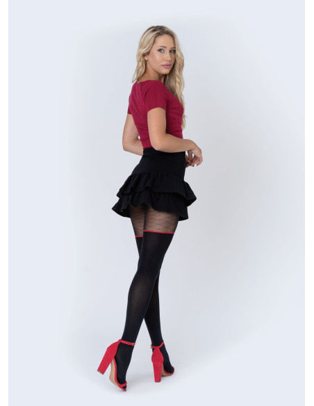 Collants femme à motifs NOQ Surprise 30 DEN comme des bas