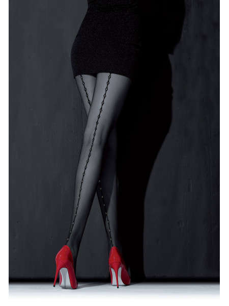Collants NOQ Loreley à coutures avec Lurex 20 DEN