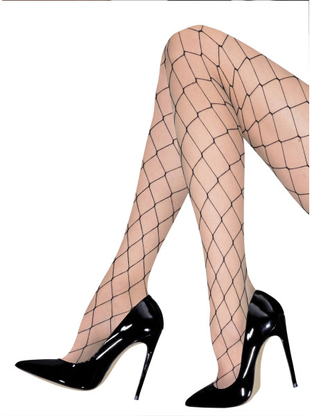 Collants résille NOQ Denise à gros œillets