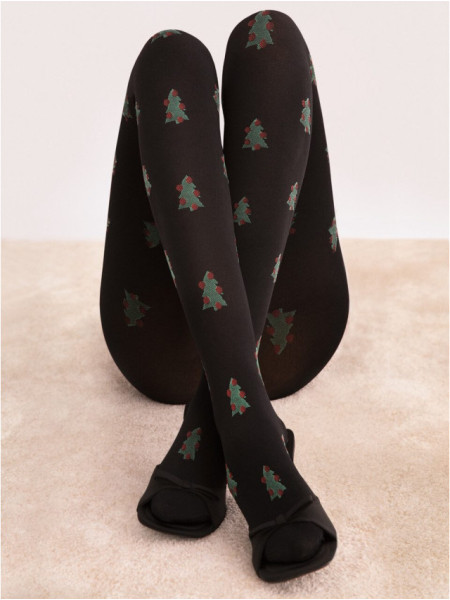 Collants sapin de Noël Fiore So Quiet 60 den