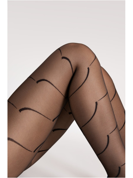 Collants à motifs Fiore Black Swan 2