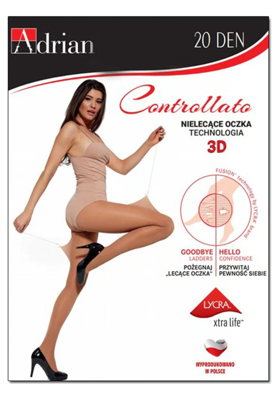 Collants Adrian Controllata en maille non volante 20 den