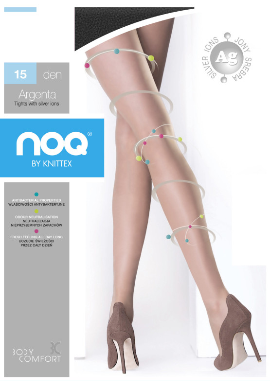 Collants NOQ Silver Ion 40 DEN en microfibre