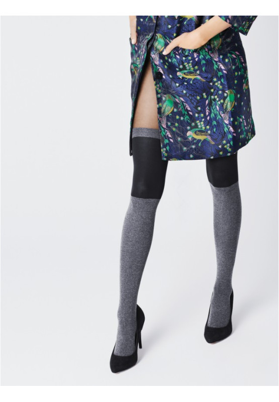 Collants imitant les bas opaques Fiore Piega 40 DEN
