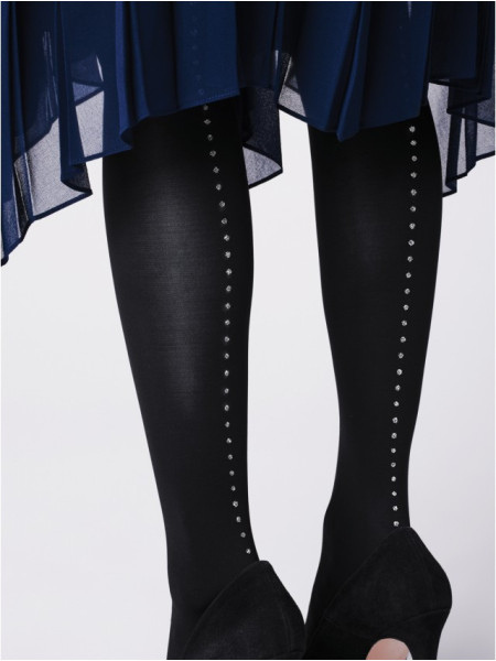 Collants en microfibre à motifs avec couture arrière Fiore Venezia 60 DEN 2