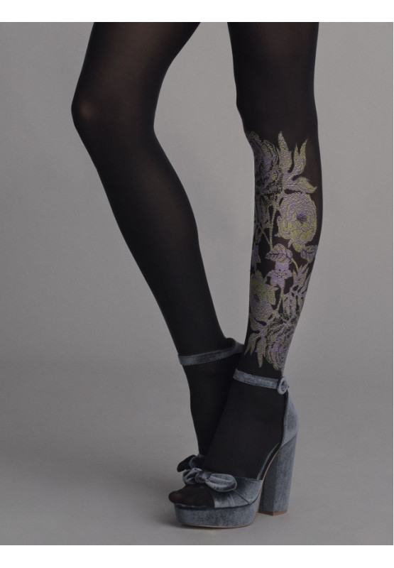 Collants Fiore Blooming 40 den à motif floral