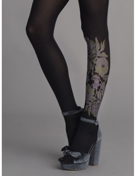 Collants Fiore Blooming 40 den à motif floral