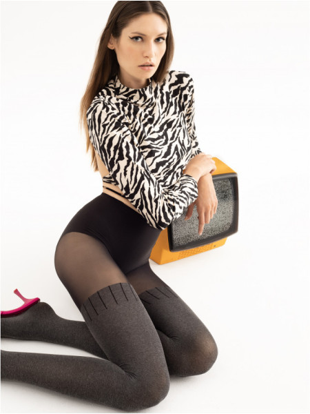 Collants Fiore Stay Tuned 60 DEN mélangés effet bas