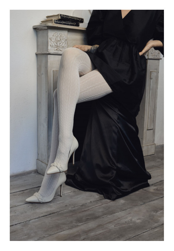 Collants opaques pour femmes Fiore Good Year 60 den motif chiné