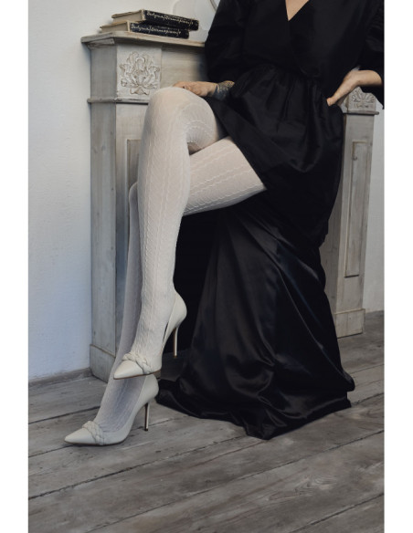 Collants opaques pour femmes Fiore Good Year 60 den motif chiné