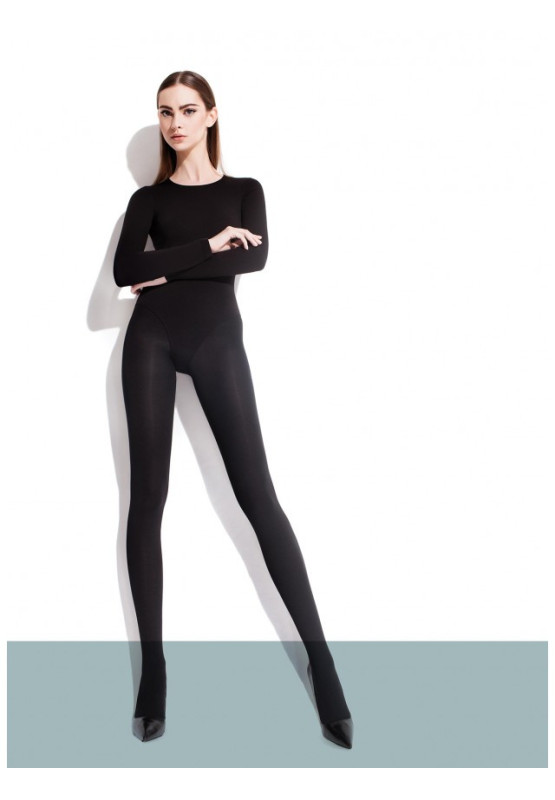 Collants opaques lisses noirs Fiore Olga 100 DEN