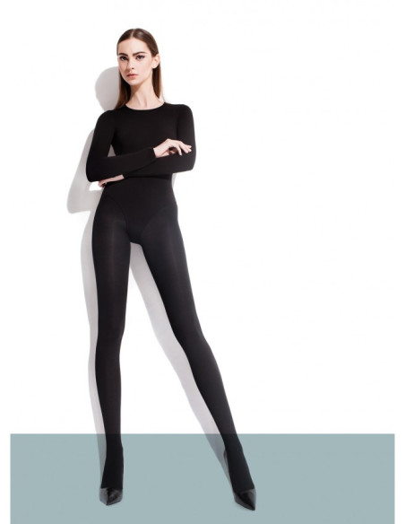 Collants opaques lisses noirs Fiore Olga 100 DEN
