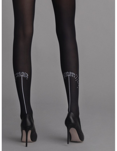 Collants en microfibre Fiore Dandelion 40 deniers avec couture