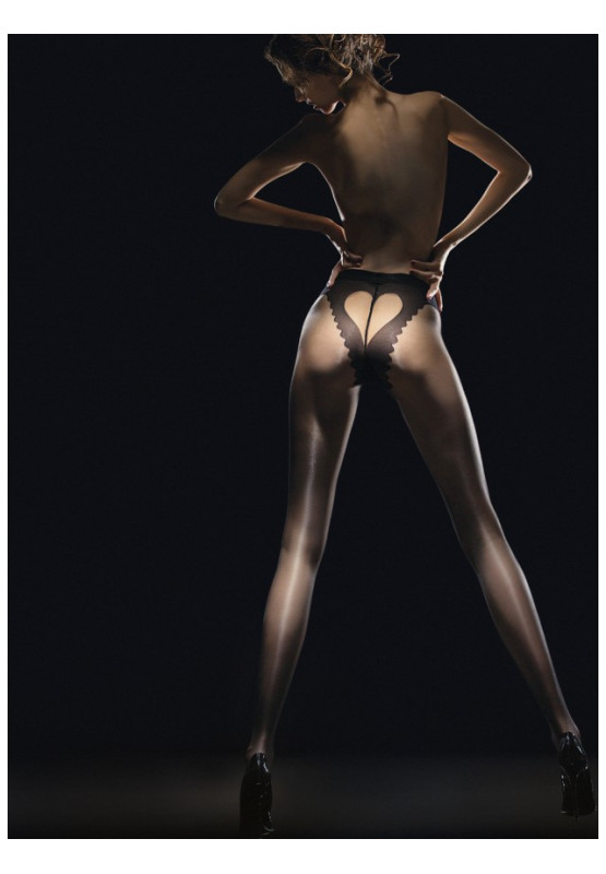 Collants Fiore Corazon coeur sur les fesses
