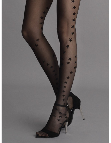 Collants lisses pour femme avec étoiles Fiore 20den