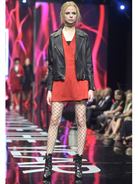 Collants résille Adrian Sunset sans orteils à grosses mailles 2