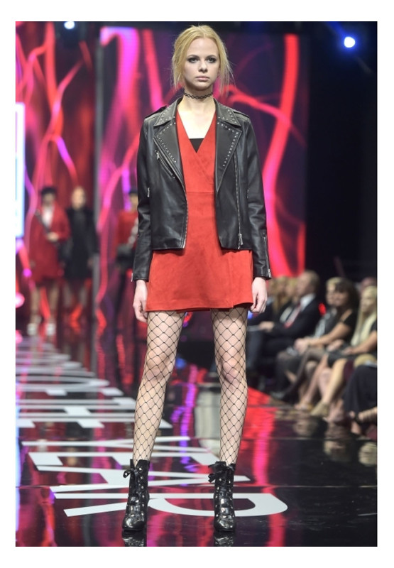 Collants résille Adrian Sunset sans orteils à grosses mailles