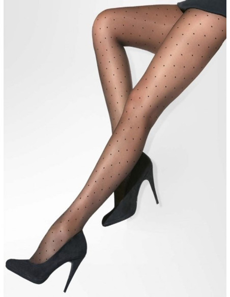 Collants à pois Adrian Pips 20 deniers