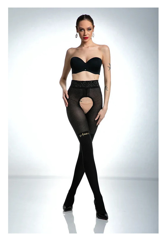 Collants ouverts Amour Cat Girl pour femmes