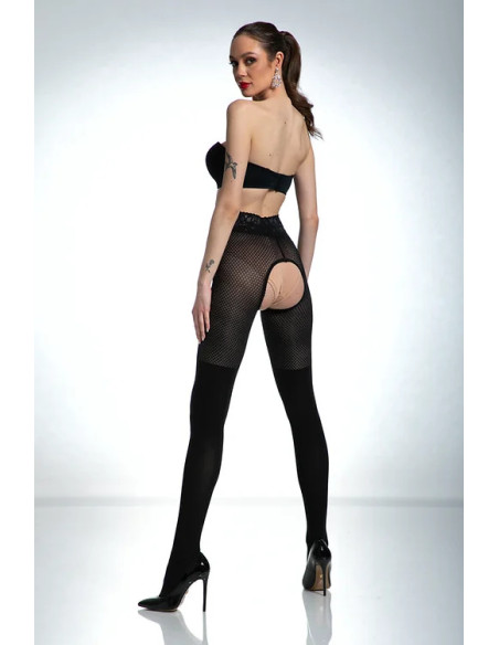 Collants ouverts Amour Cat Girl pour femmes