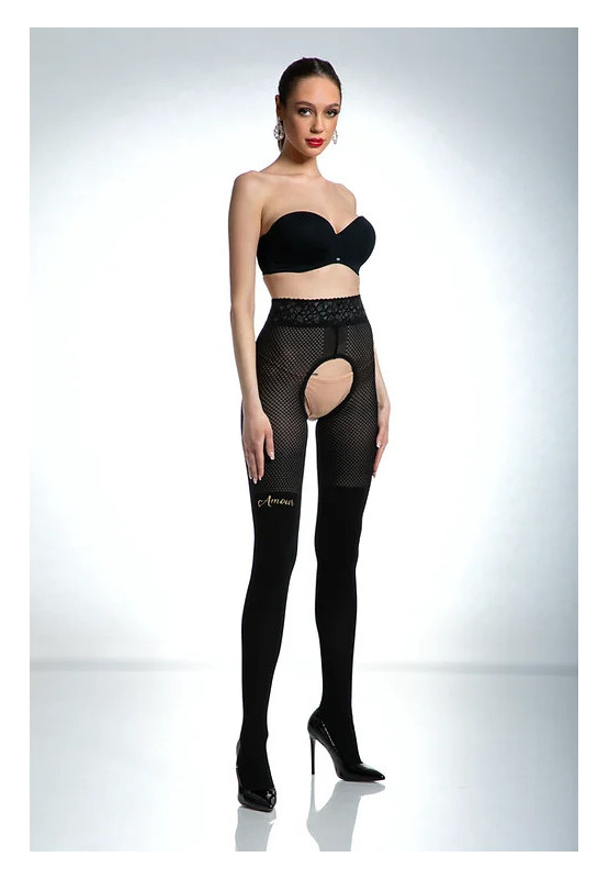 Collants ouverts Amour Cat Girl pour femmes