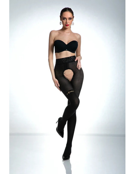 Collants ouverts Amour Cat Girl pour femmes