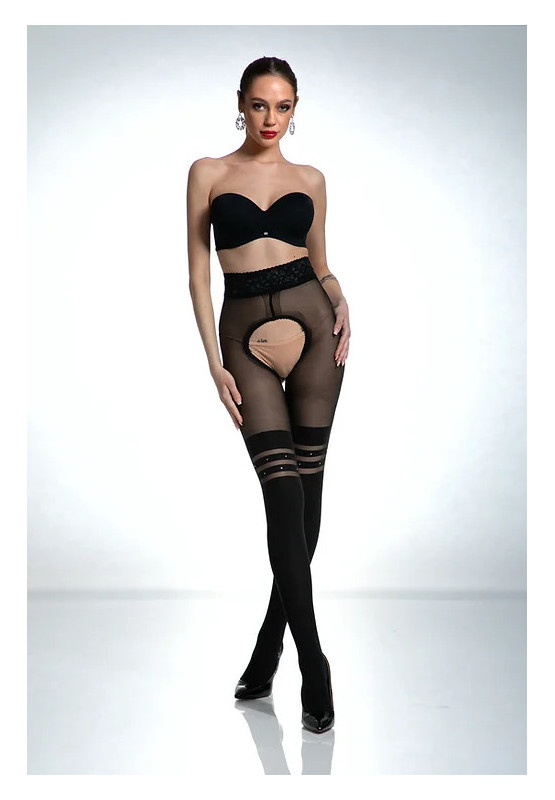 Collants ouverts Venus Amour Venus 60-30 DEN