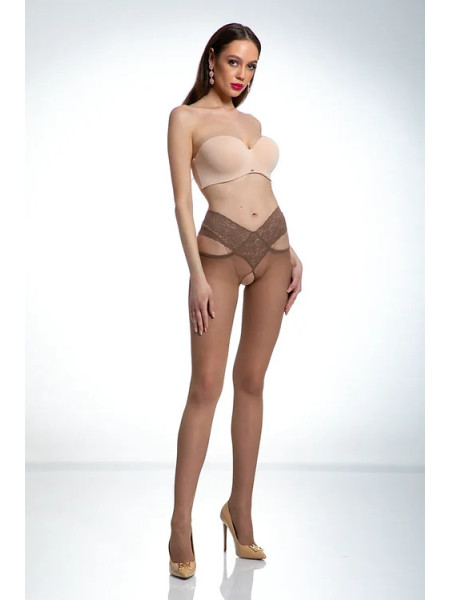 Collants Amour Angel avec trou en dentelle à l'entrejambe 30 den