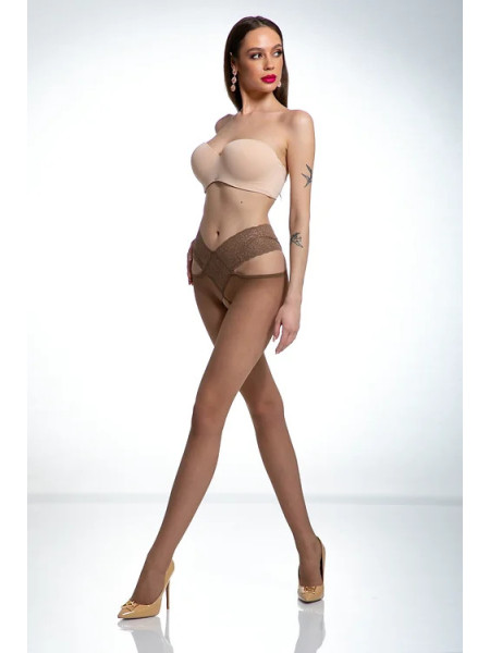 Collants Amour Angel avec trou en dentelle à l'entrejambe 30 den 2