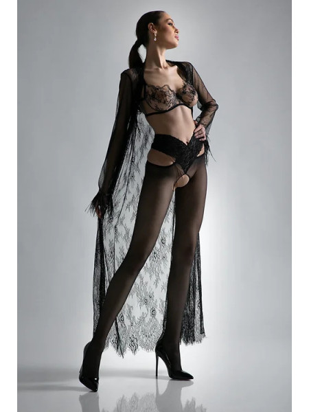 Collants Amour Angel avec trou en dentelle à l'entrejambe 30 den
