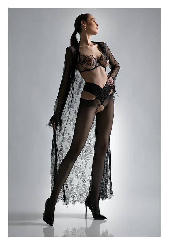 Collants Amour Angel avec trou en dentelle à l'entrejambe 30 den