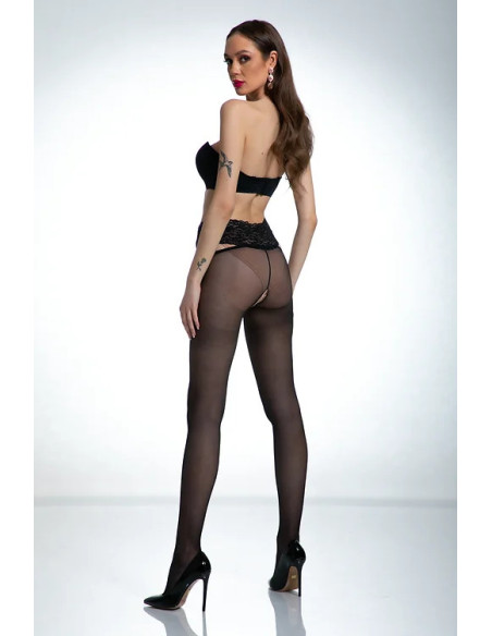 Collants Amour Angel avec trou en dentelle à l'entrejambe 30 den