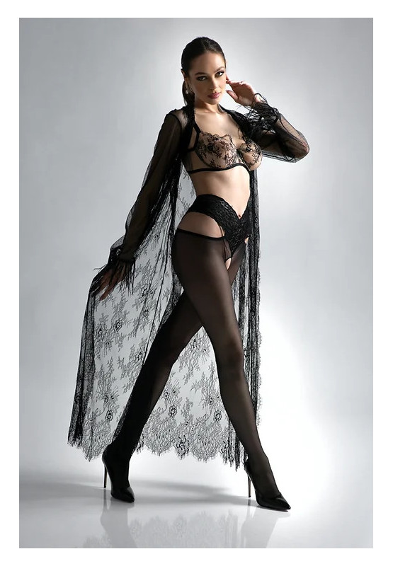 Collants Amour Angel avec trou en dentelle à l'entrejambe 30 den