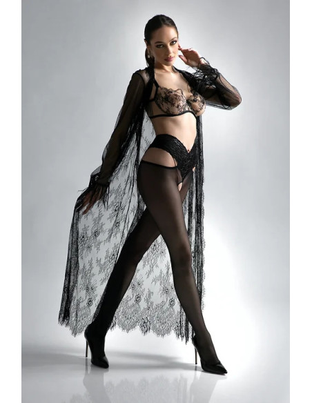 Collants Amour Angel avec trou en dentelle à l'entrejambe 30 den
