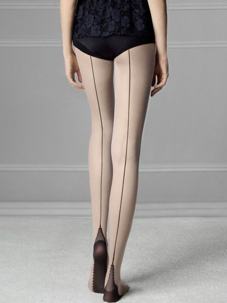 Collants lisses pour femmes avec couture Fiore SIN 20 DEN