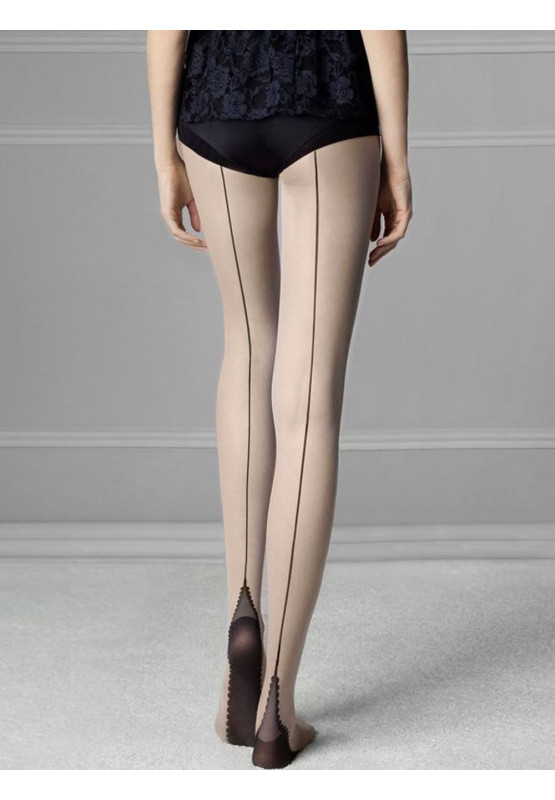 Collants lisses pour femmes avec couture Fiore SIN 20 DEN