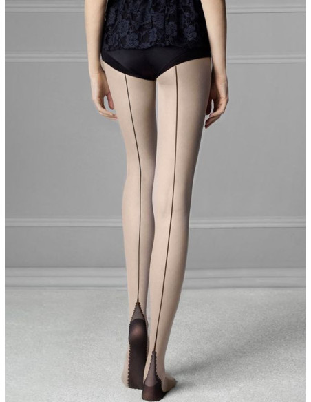 Collants lisses pour femmes avec couture Fiore SIN 20 DEN