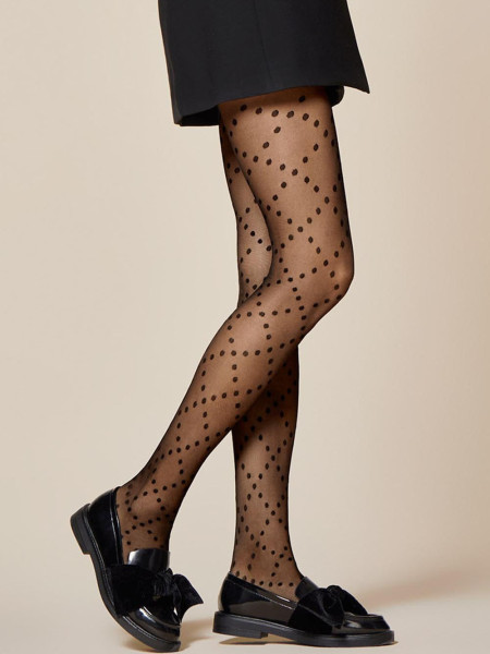 Collants à pois Fiore Wave 20 deniers