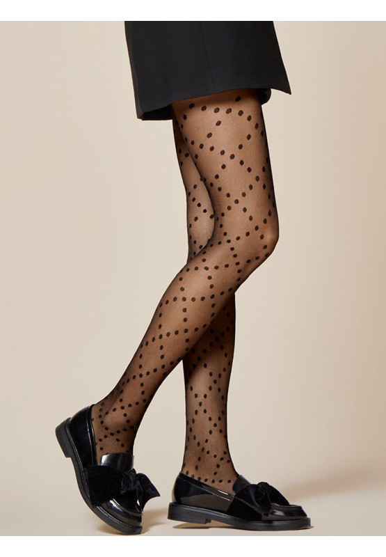 Collants à pois Fiore Wave 20 deniers