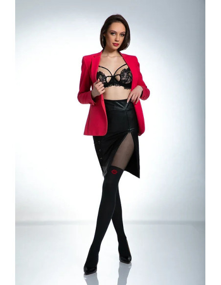 Collants Amour French Kiss avec un trou à l'entrejambe comme des bas 60 DEN