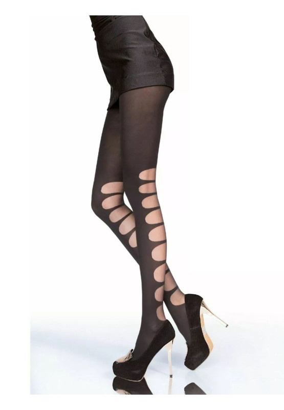Collants microfibre à motifs 40 den Fiore Lorraine