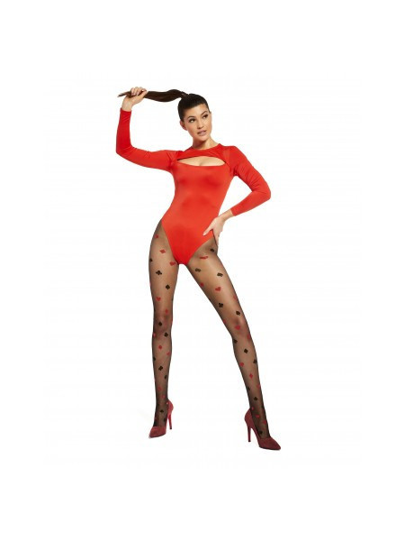 Collants femme Adrian Cards avec cartes 20 den