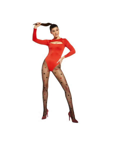 Collants femme Adrian Cards avec cartes 20 den