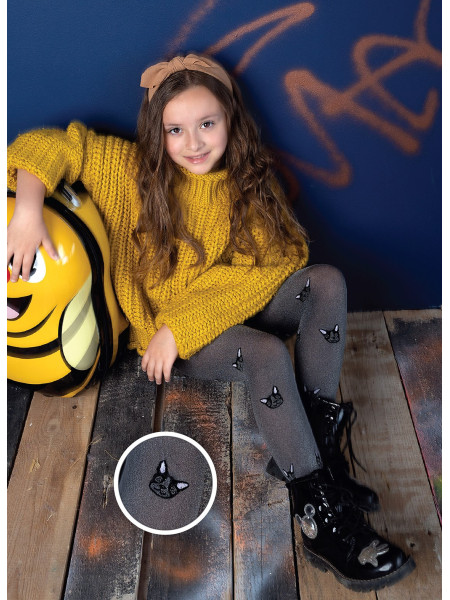 Collants pour enfants NOQ Ari avec chiens 50 den