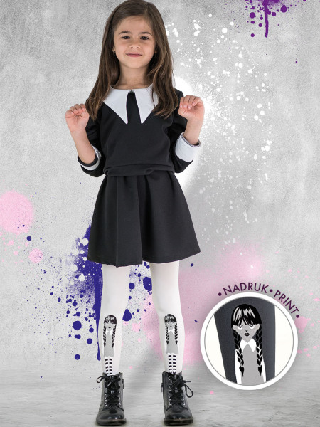 Collants fille Halloween NOIR