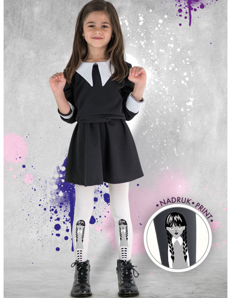 Collants fille Halloween NOIR